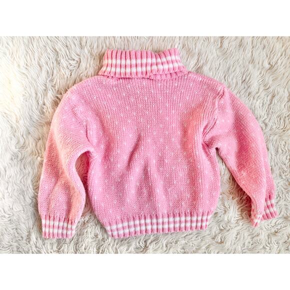90’s Pink Snowflake Sweater 24 Months Christmas Holiday - Picture 7 of 8
